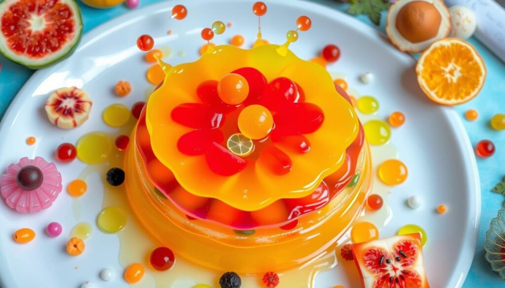 colorful jelly art